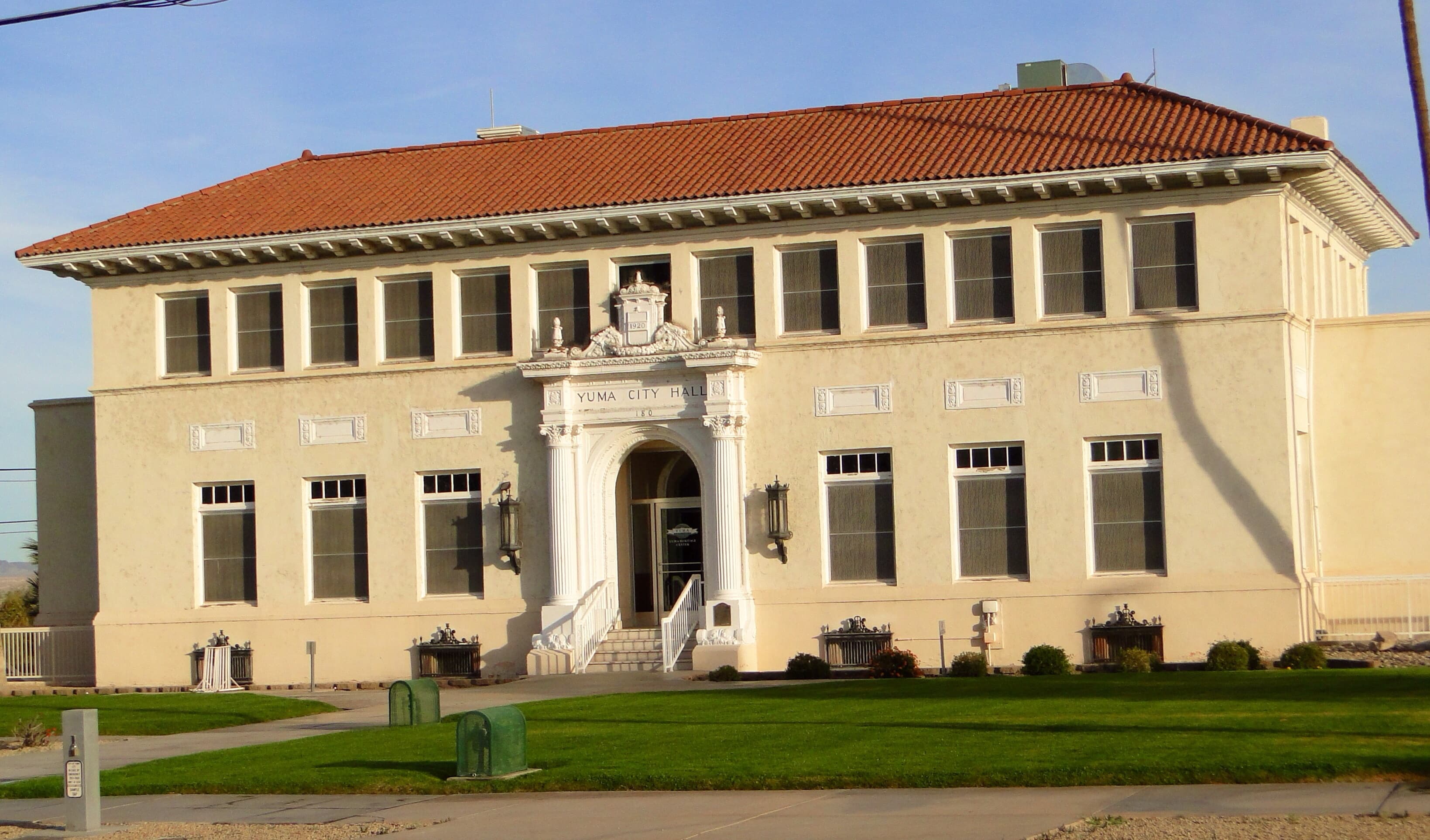 Old Yuma City Hall — Yuma County, Arizona (Wikimedia Commons photo)