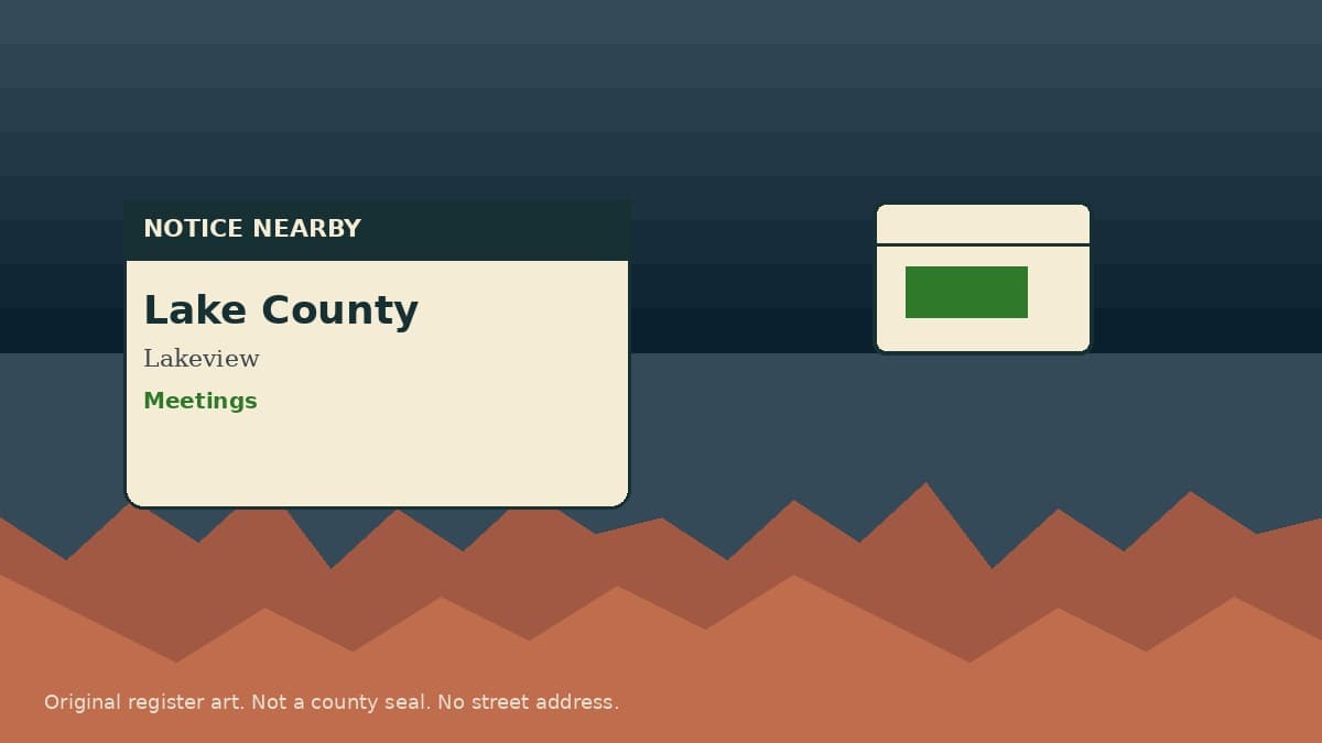 Lake Commissioners Countywide hearing