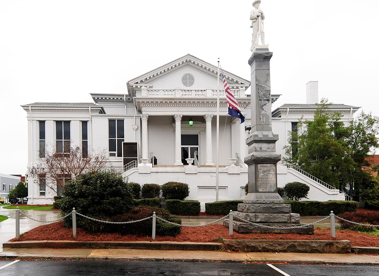 Laurens County (South Carolina) — photo from Wikimedia via Wikipedia