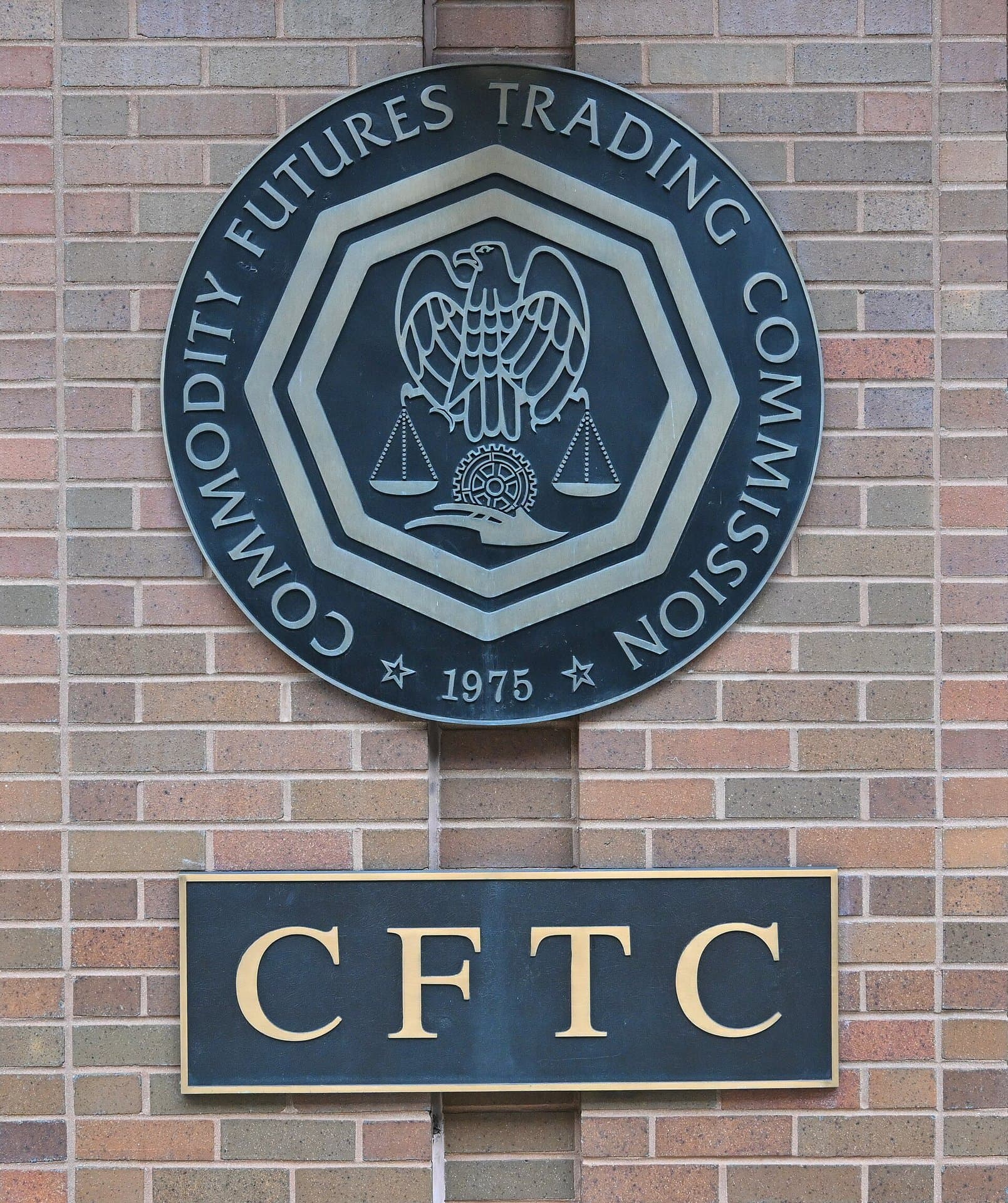 CFTC entrance sign, Washington DC