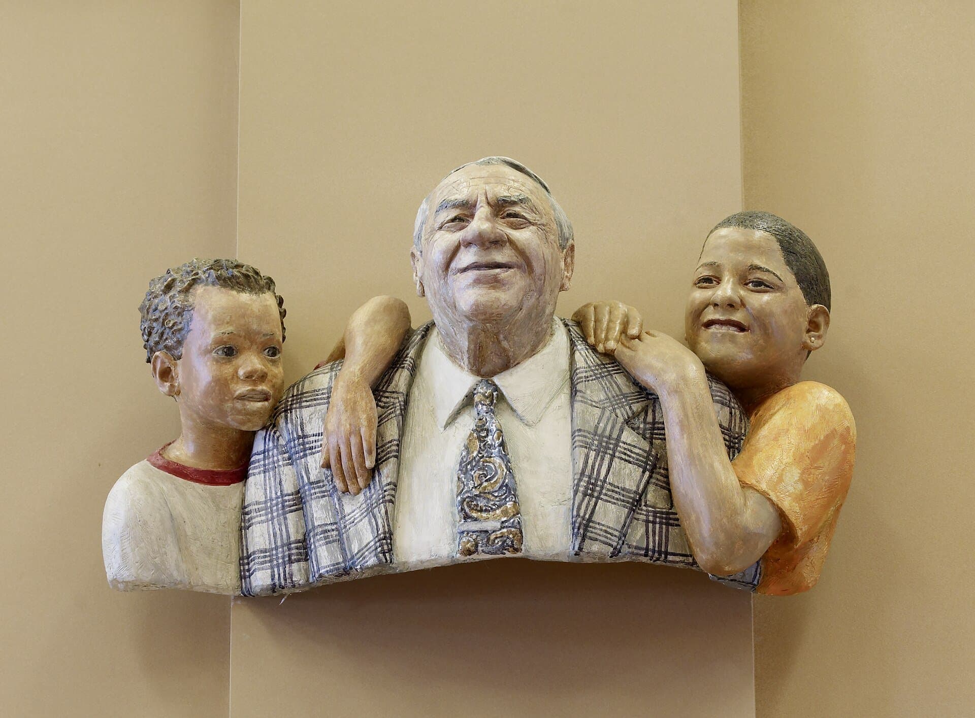 CMS Medicare and Medicaid sculpture in agency lobby