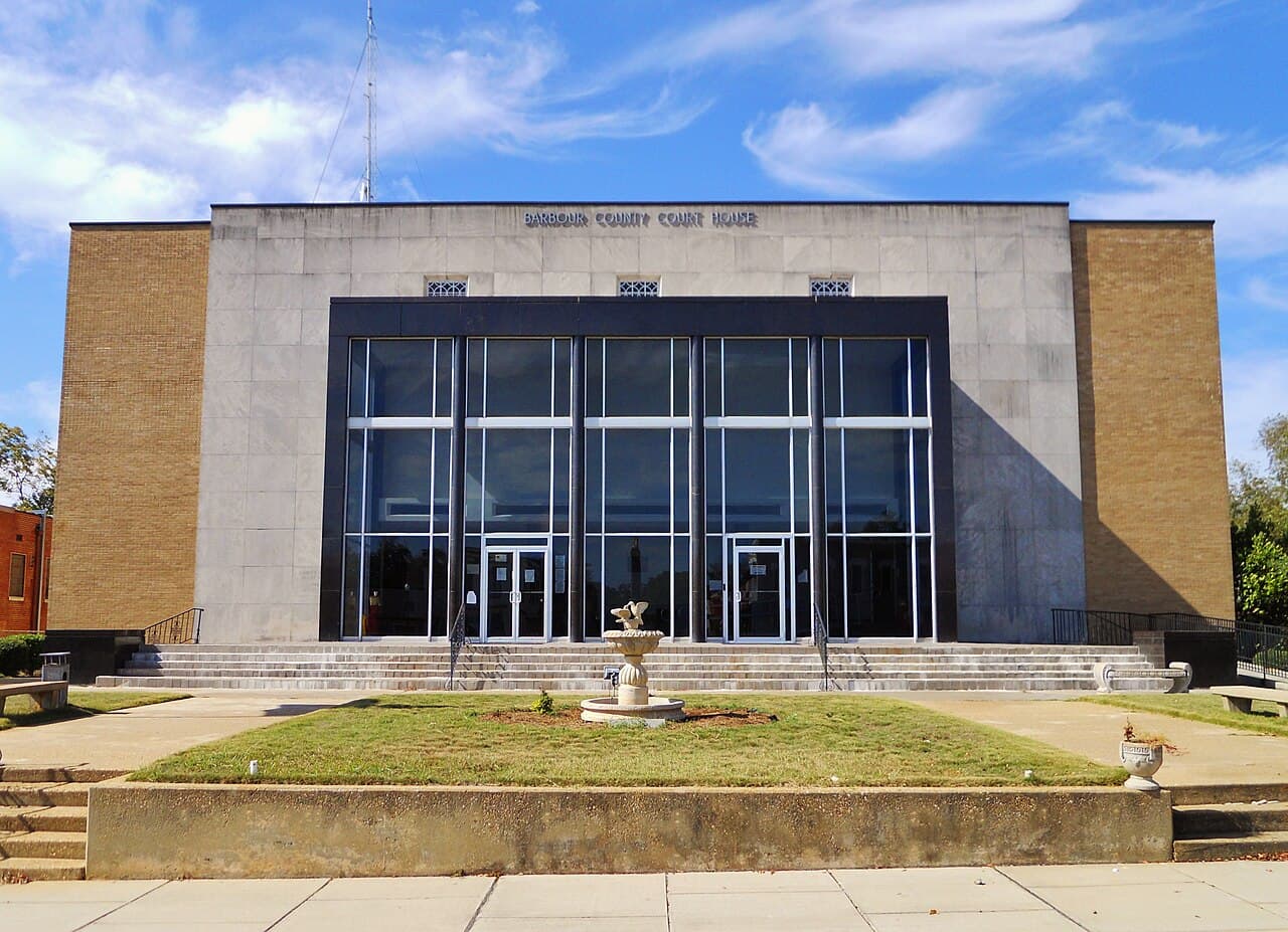 Barbour County (Alabama) — photo from Wikimedia via Wikipedia