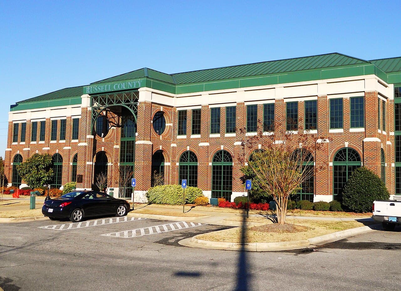 Russell County (Alabama) — photo from Wikimedia via Wikipedia