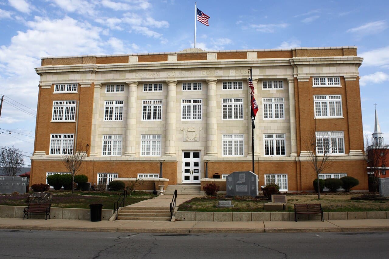 Conway County (Arkansas) — photo from Wikimedia via Wikipedia