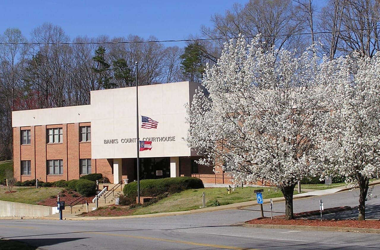 Banks County (Georgia) — photo from Wikimedia via Wikipedia