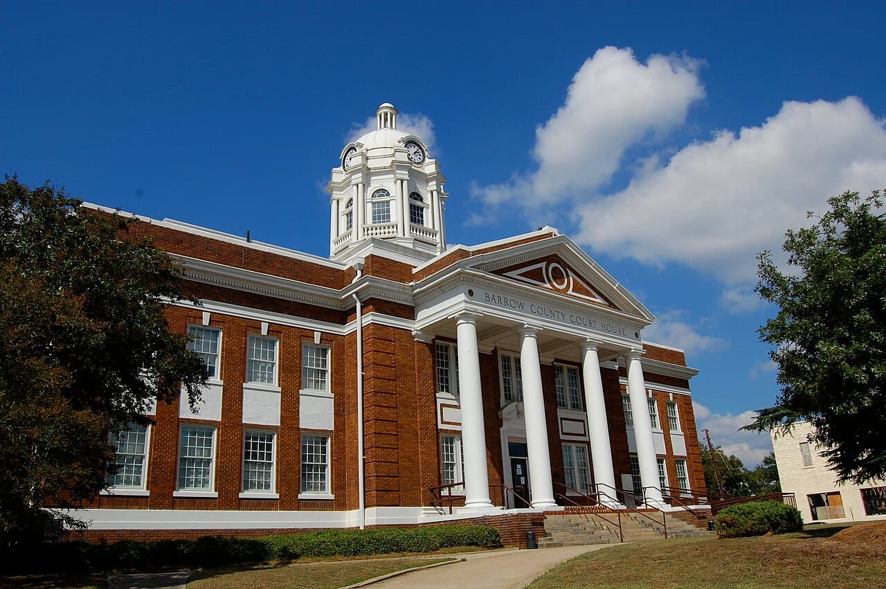 Barrow County (Georgia) — photo from Wikimedia via Wikipedia