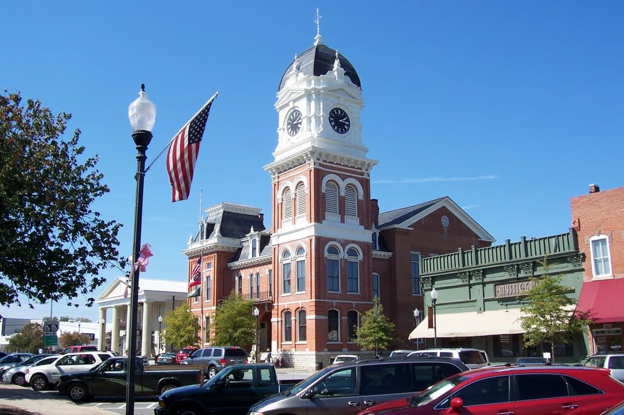Newton County (Georgia) — photo from Wikimedia via Wikipedia