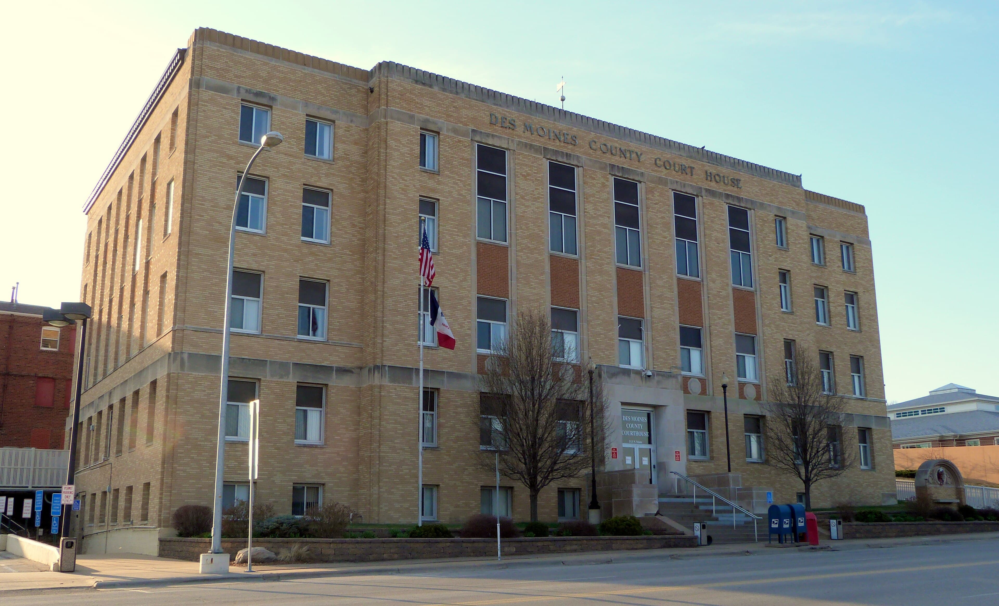 Des Moines County (Iowa) — photo from Wikimedia via Wikipedia