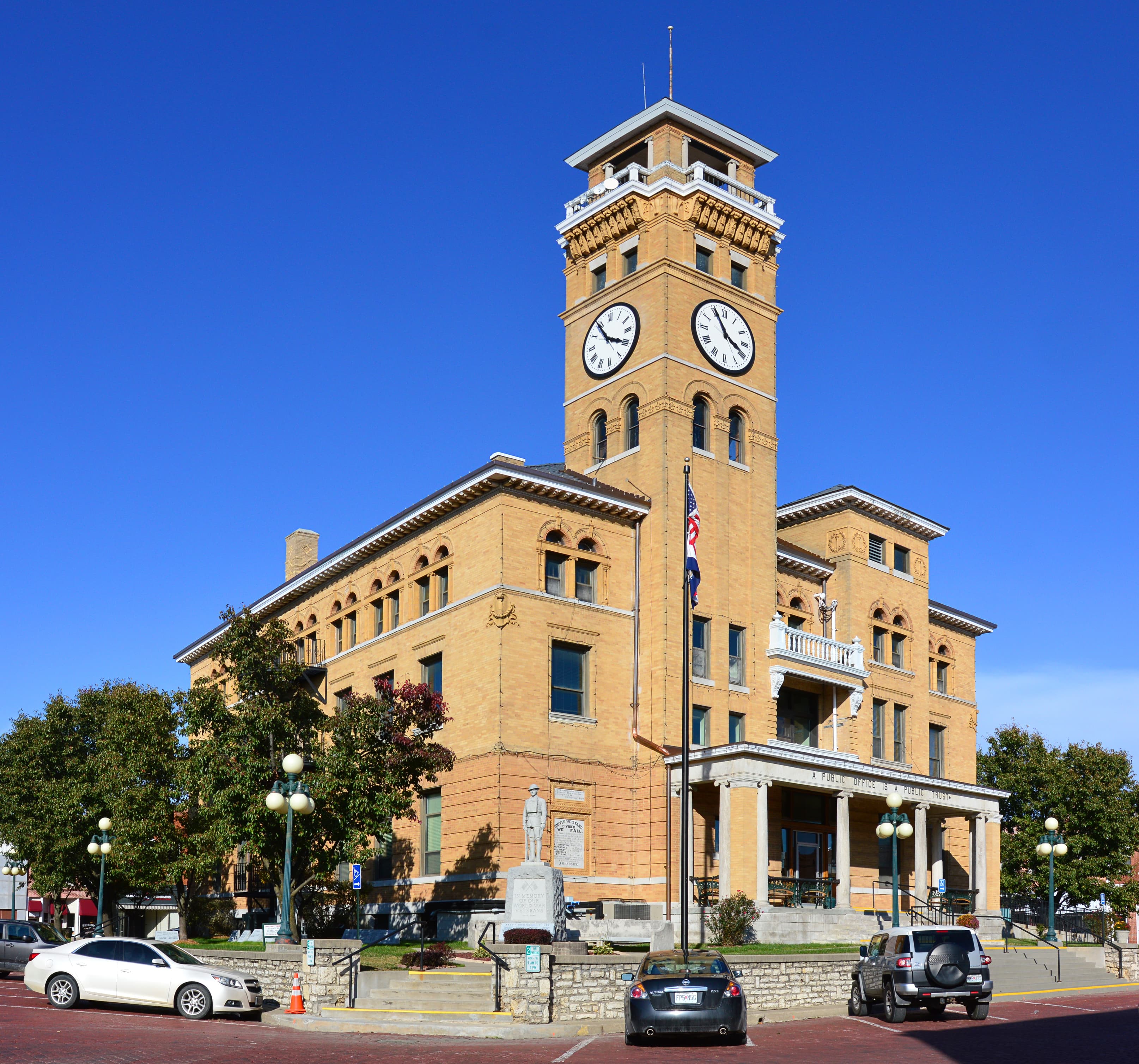 Notice Nearby: Cass County County services desk, Cass County government