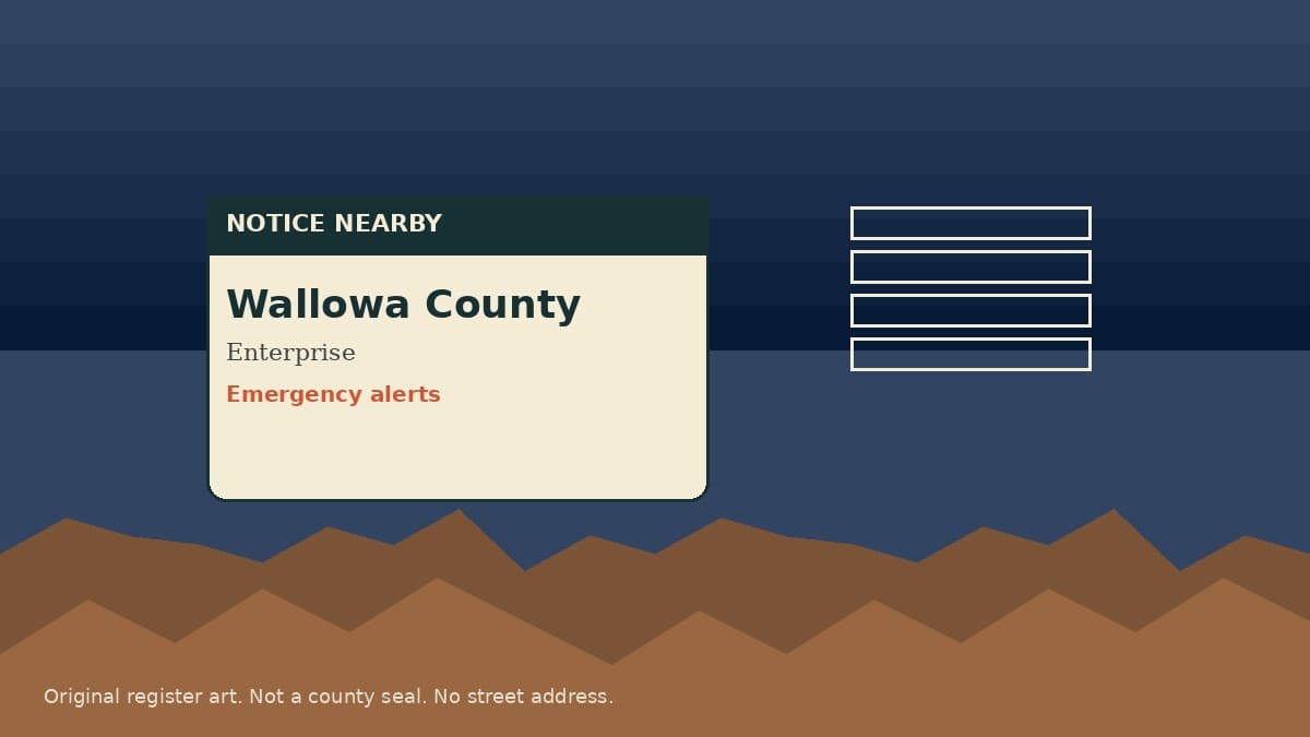 Wallowa Oralert Burn Alerts hearing