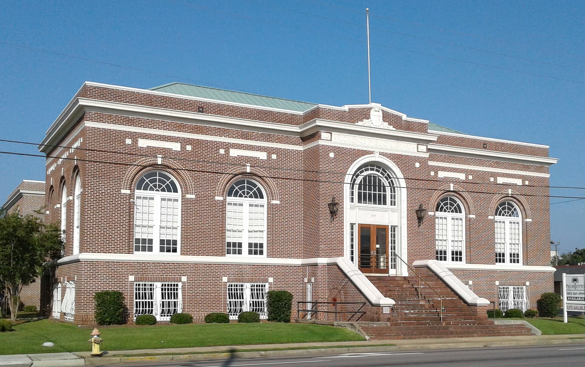 Notice Nearby: Florence County Where Florence, Florence County library
