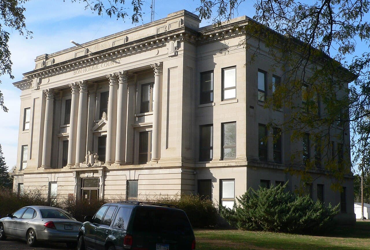 Bon Homme County (South Dakota) — photo from Wikimedia via Wikipedia