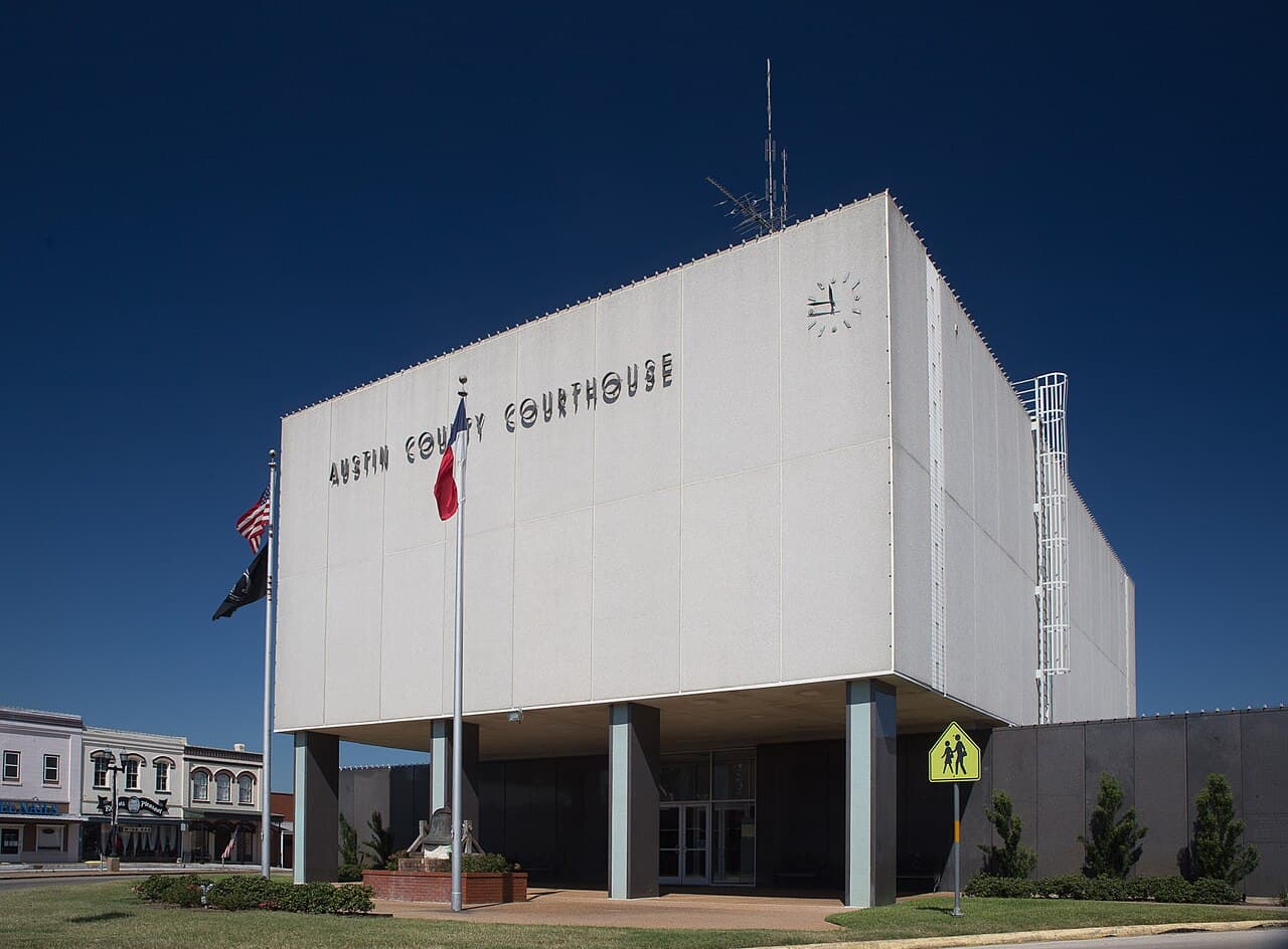 Austin County (Texas) — photo from Wikimedia via Wikipedia