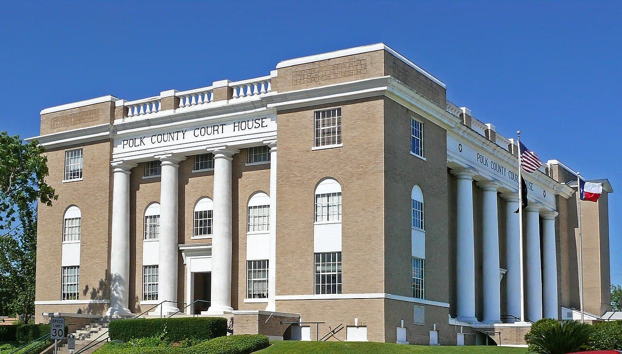 Polk County (Texas) — photo from Wikimedia via Wikipedia