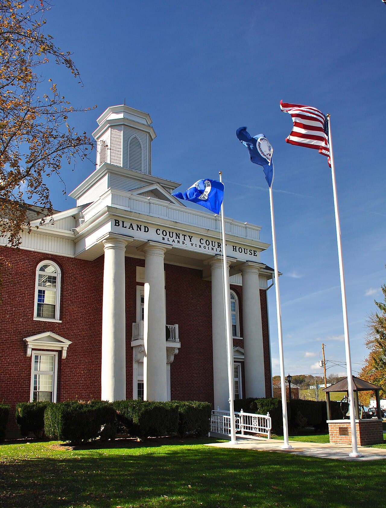 Bland County (Virginia) — photo from Wikimedia via Wikipedia