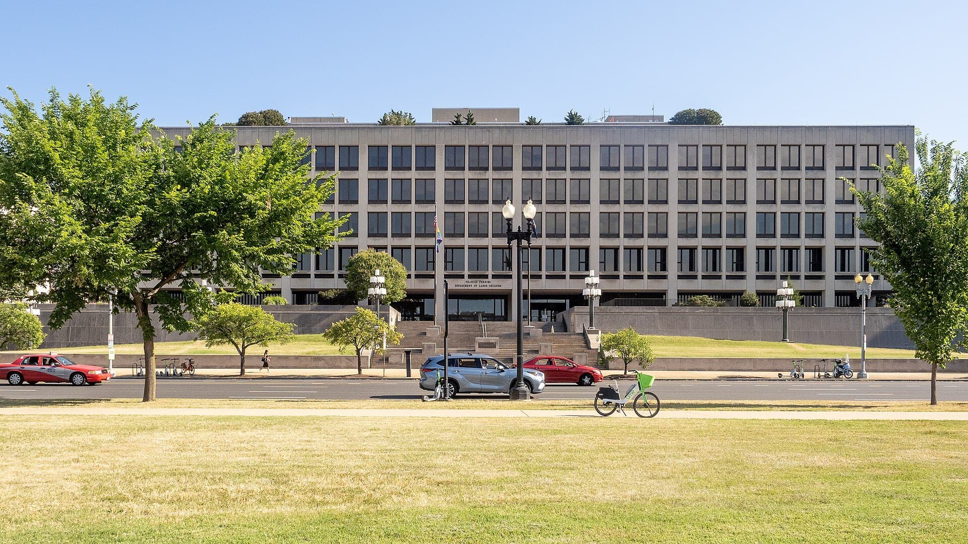 Frances Perkins Building, headquarters of the U.S. Department of Labor in Washington, D.C.
