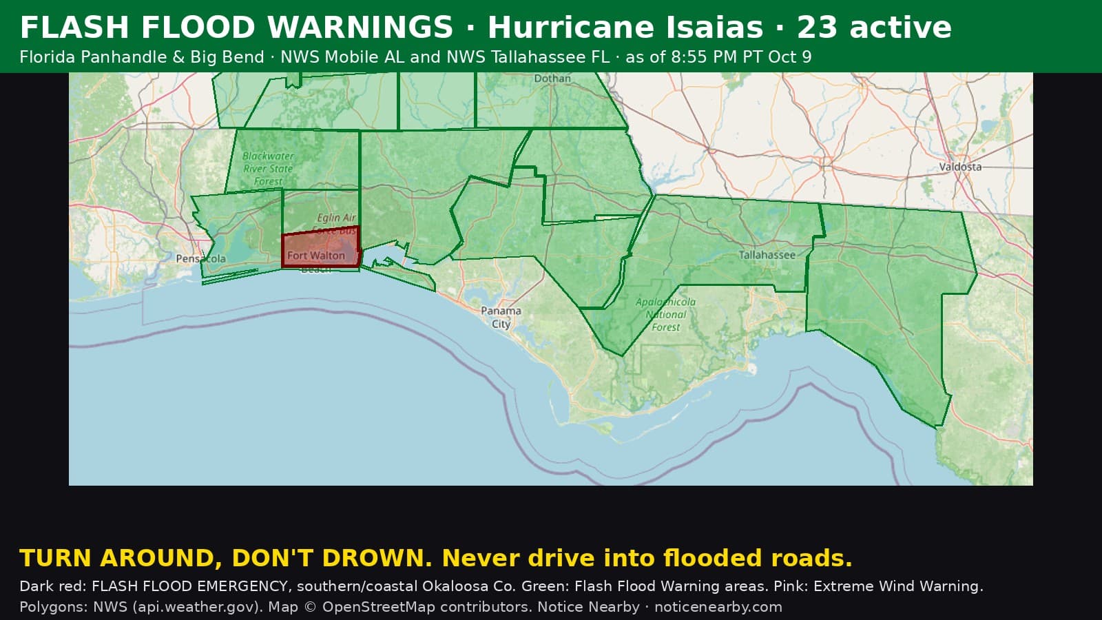 Notice Nearby: Leon County Expired, National Weather Service
