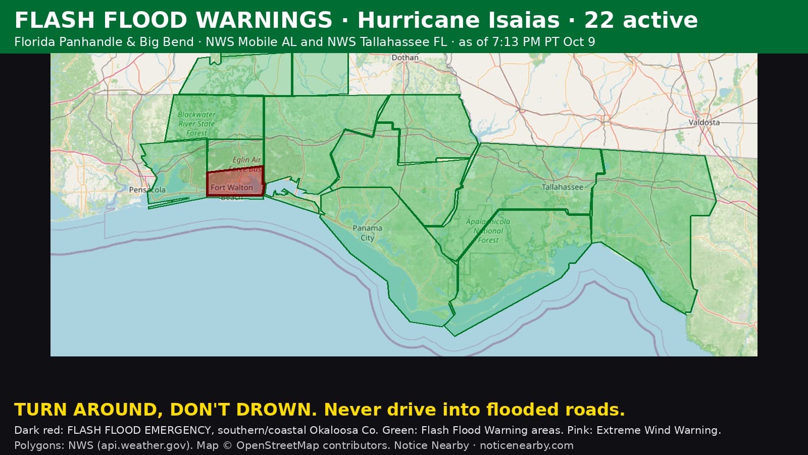 Notice Nearby: Wakulla County Expired, National Weather Service
