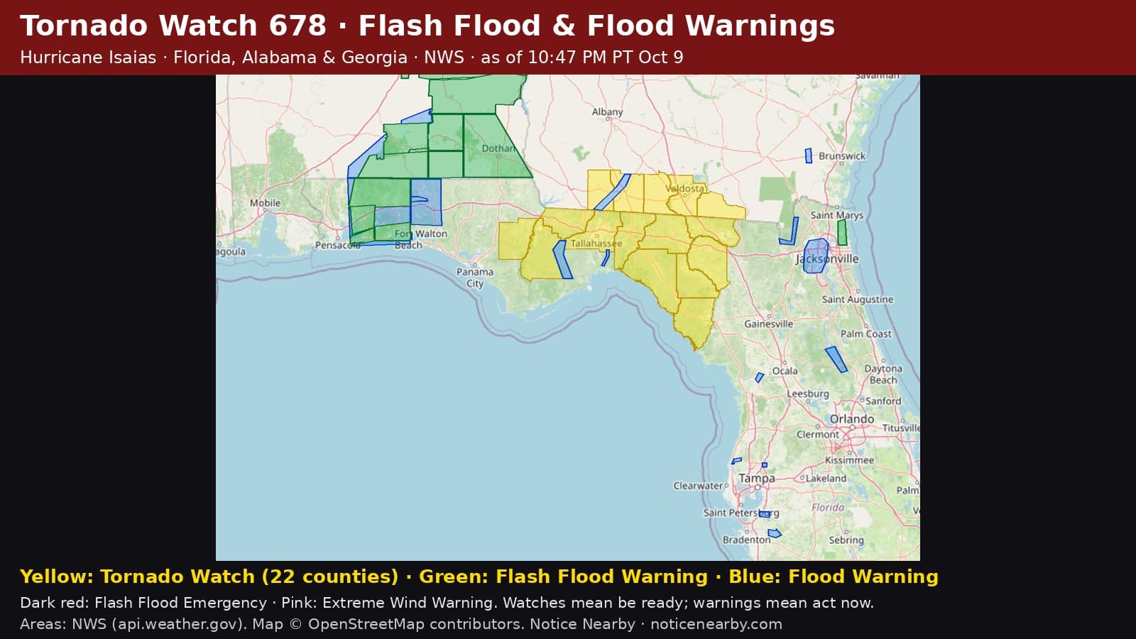 Notice Nearby: Pike County Flash Flood Warning, National Weather Service