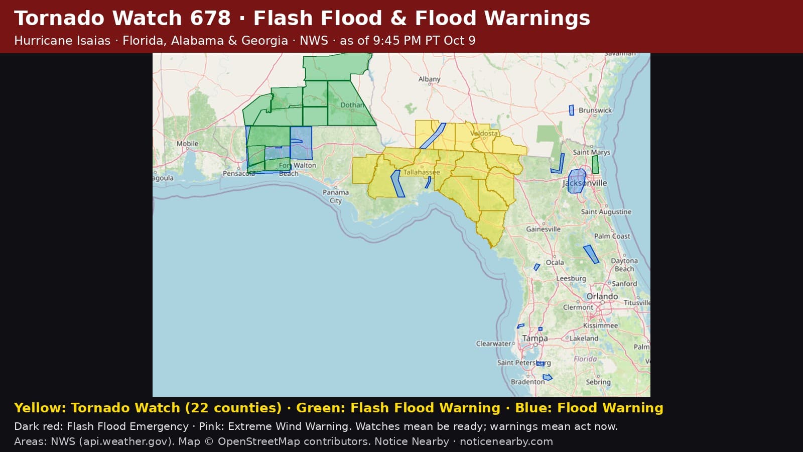 Notice Nearby: Baker County Flood Warning, National Weather Service