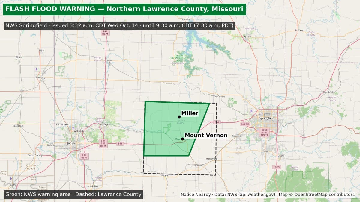 Notice Nearby: Lawrence County Ended, National Weather Service