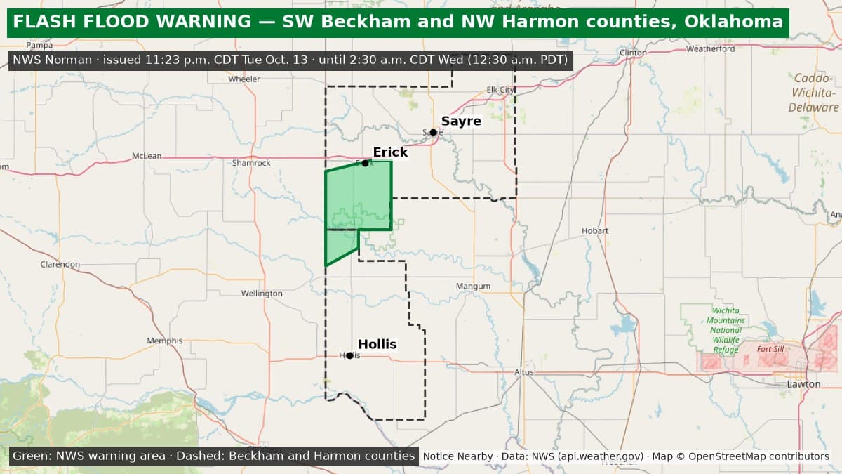 Notice Nearby: Beckham County Ended, National Weather Service