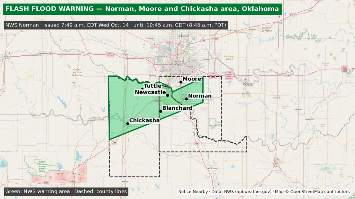 Notice Nearby: Cleveland County Ended, National Weather Service
