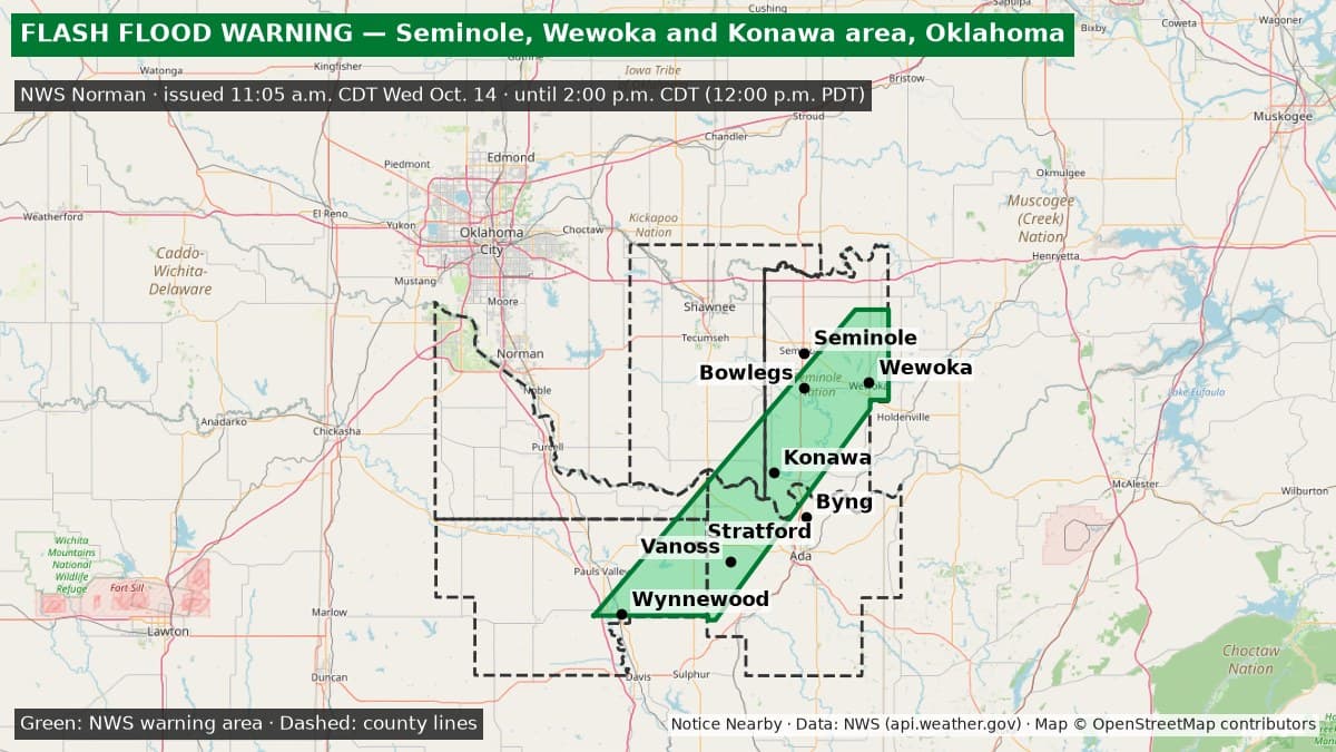 Notice Nearby: Seminole County Ended, National Weather Service