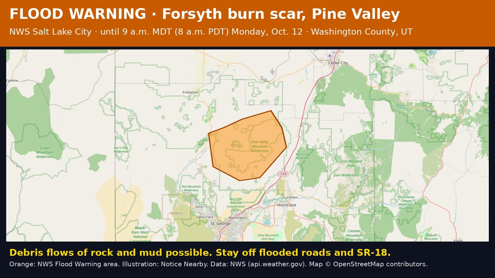 Notice Nearby: Washington County Flood Warning, National Weather Service