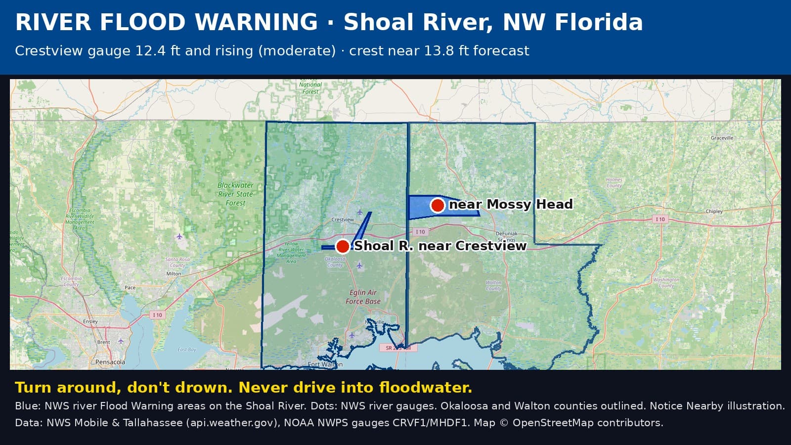 Notice Nearby: Walton County River Flood, National Weather Service