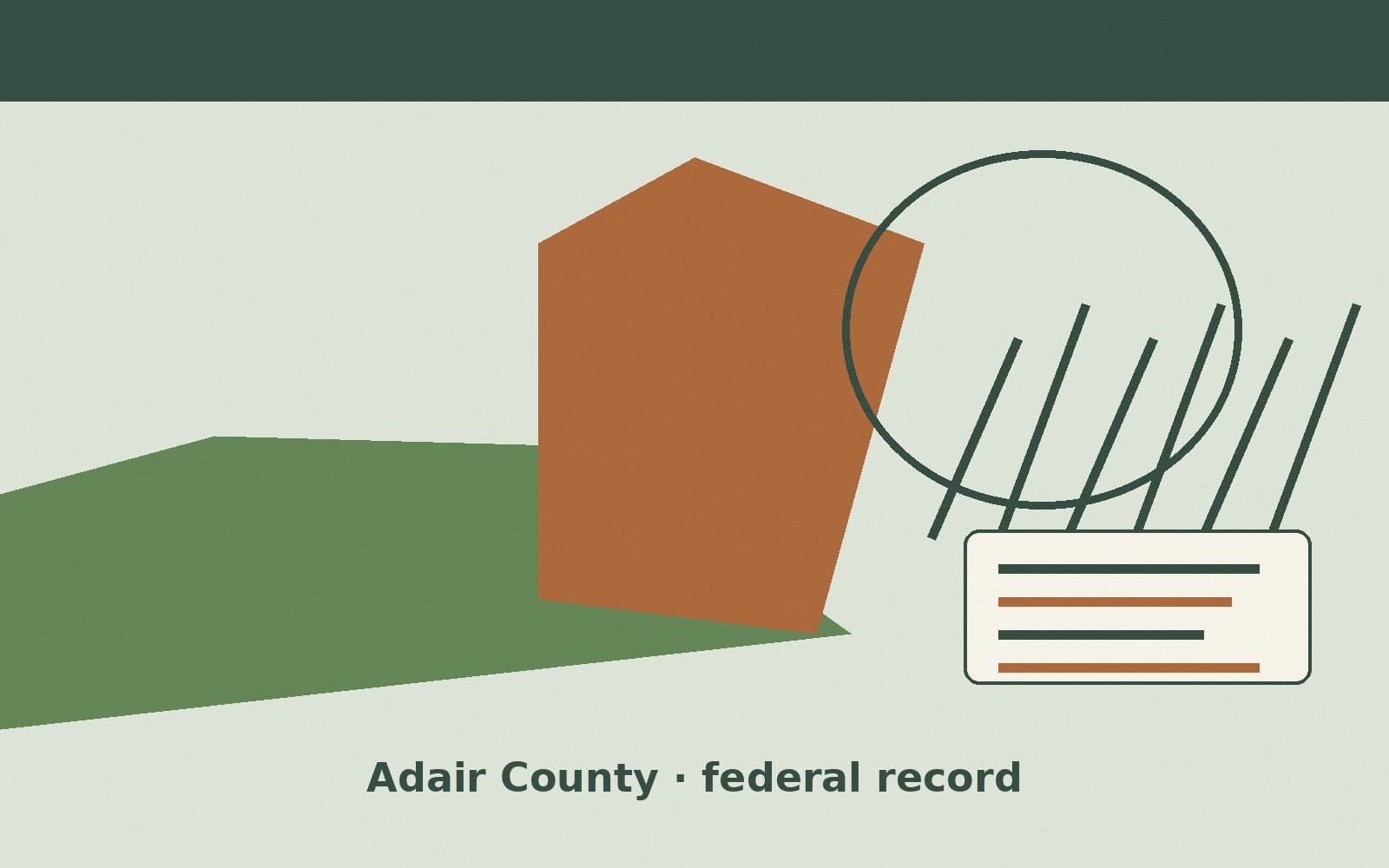 Public notice. Adair County, Iowa, has a federal award on the public books. On August 28, 2026, the Department of Transportation recorded a formula grant of $681,337. The office on