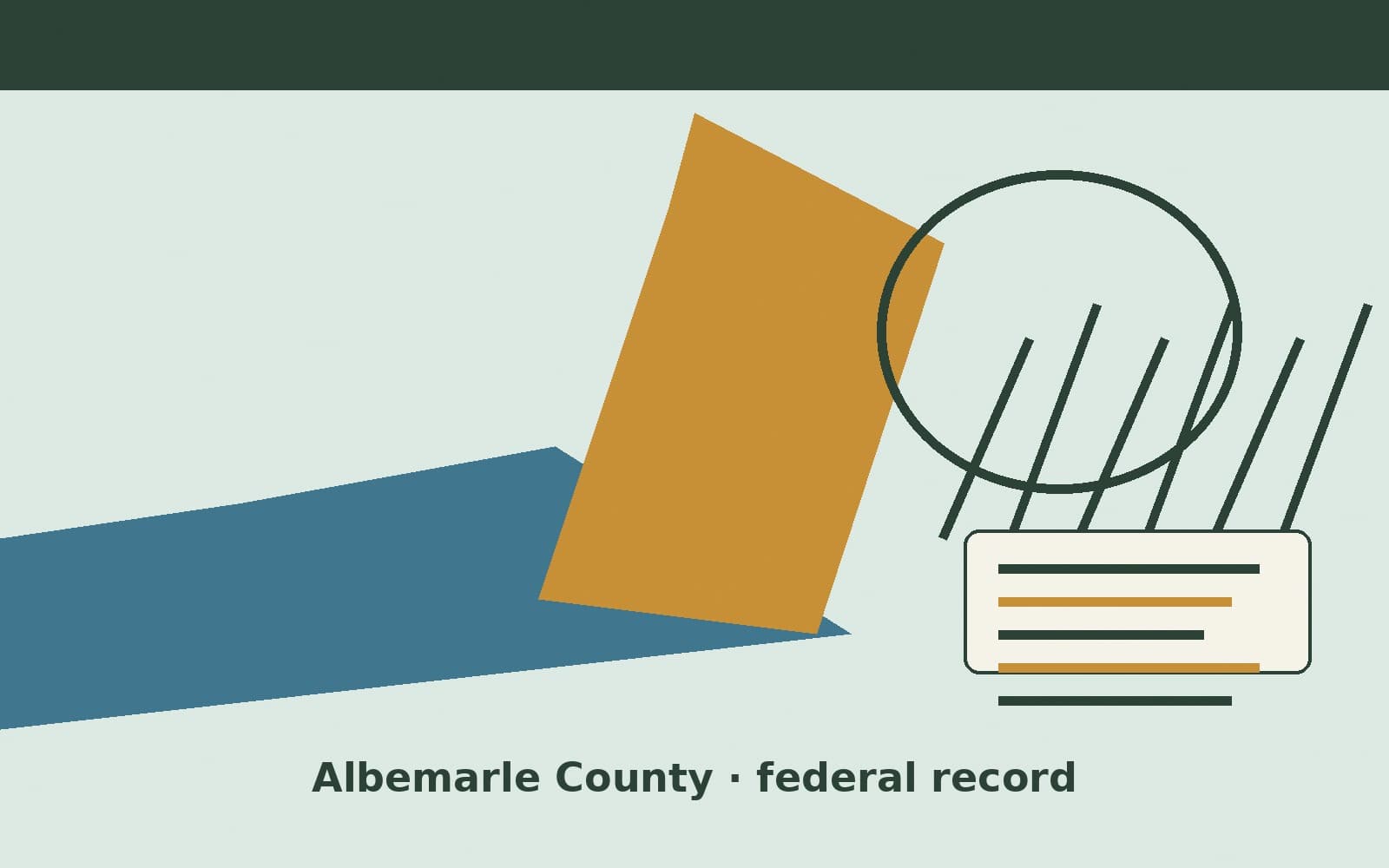 Public notice. Albemarle County, Virginia, has a federal award on the public books. On September 30, 2026, the Environmental Protection Agency recorded a blanket-purchase call of $