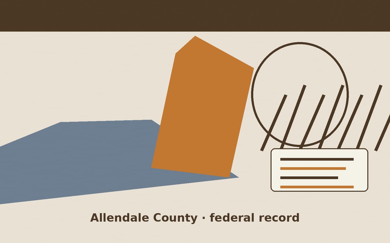 Public notice. Allendale County, South Carolina, has a federal award on the public books. On September 17, 2026, the Department of Transportation recorded a project grant of $418,0