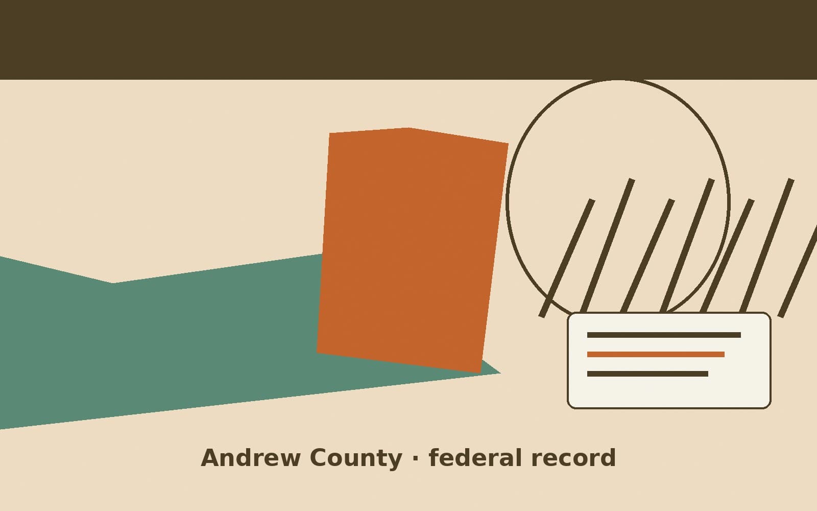 Public notice. Andrew County, Missouri, has a federal award on the public books. On August 27, 2026, the Department of Transportation recorded a formula grant of $21,116. The offic