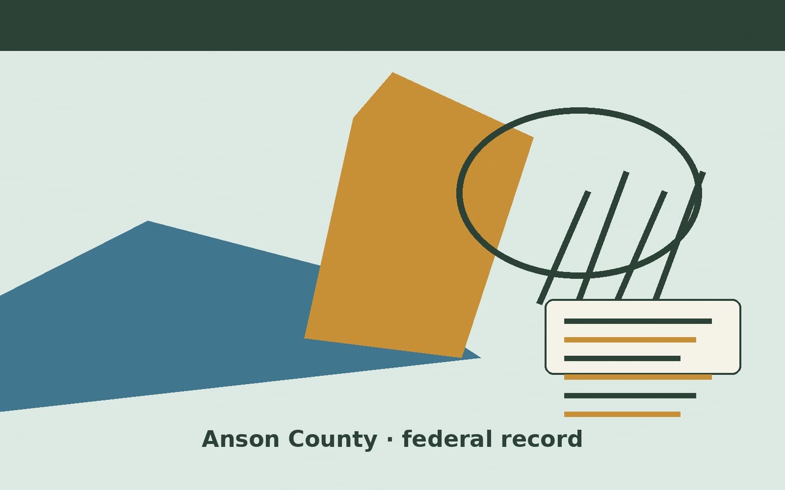Public notice. Anson County, North Carolina, has a federal award on the public books. On September 22, 2026, the Department of Transportation recorded a formula grant of $22,404.48
