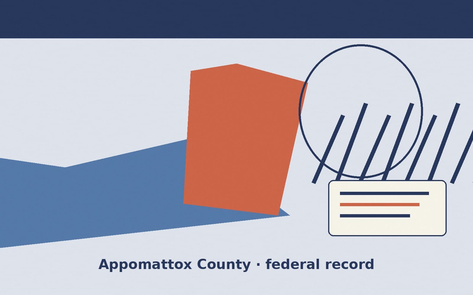 Public notice. Appomattox County, Virginia, has a federal award on the public books. On September 21, 2026, the Department of the Interior recorded a delivery order of $76,104.26.