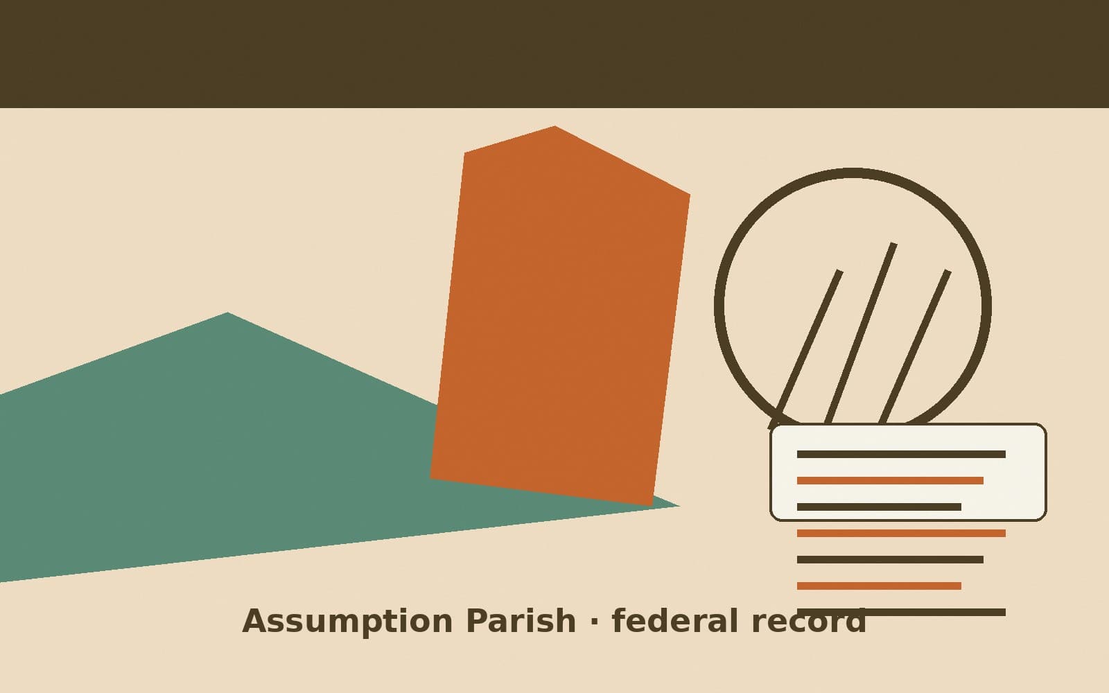 Public notice. Assumption Parish, Louisiana, has a federal award on the public books. On September 18, 2026, the Department of Health and Human Services recorded a project grant of