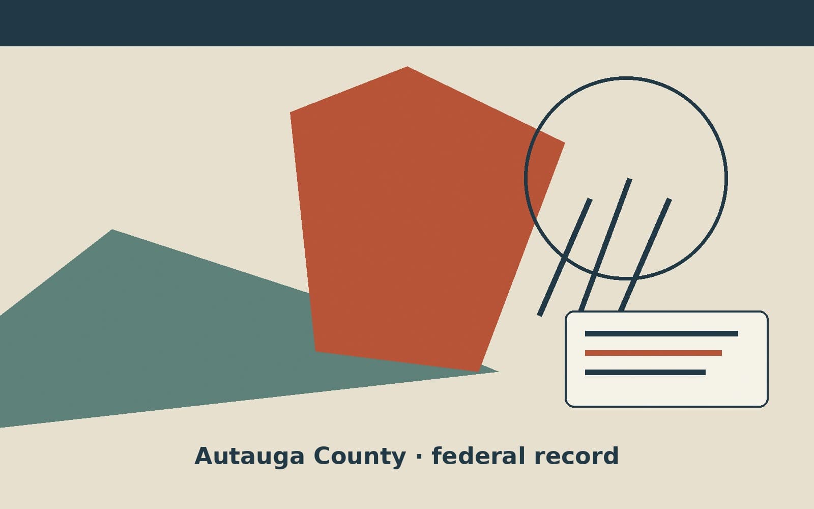 Public notice. Autauga County, Alabama, has a federal award on the public books. On August 25, 2026, the Department of Transportation recorded a formula grant of $438,359.33. The o