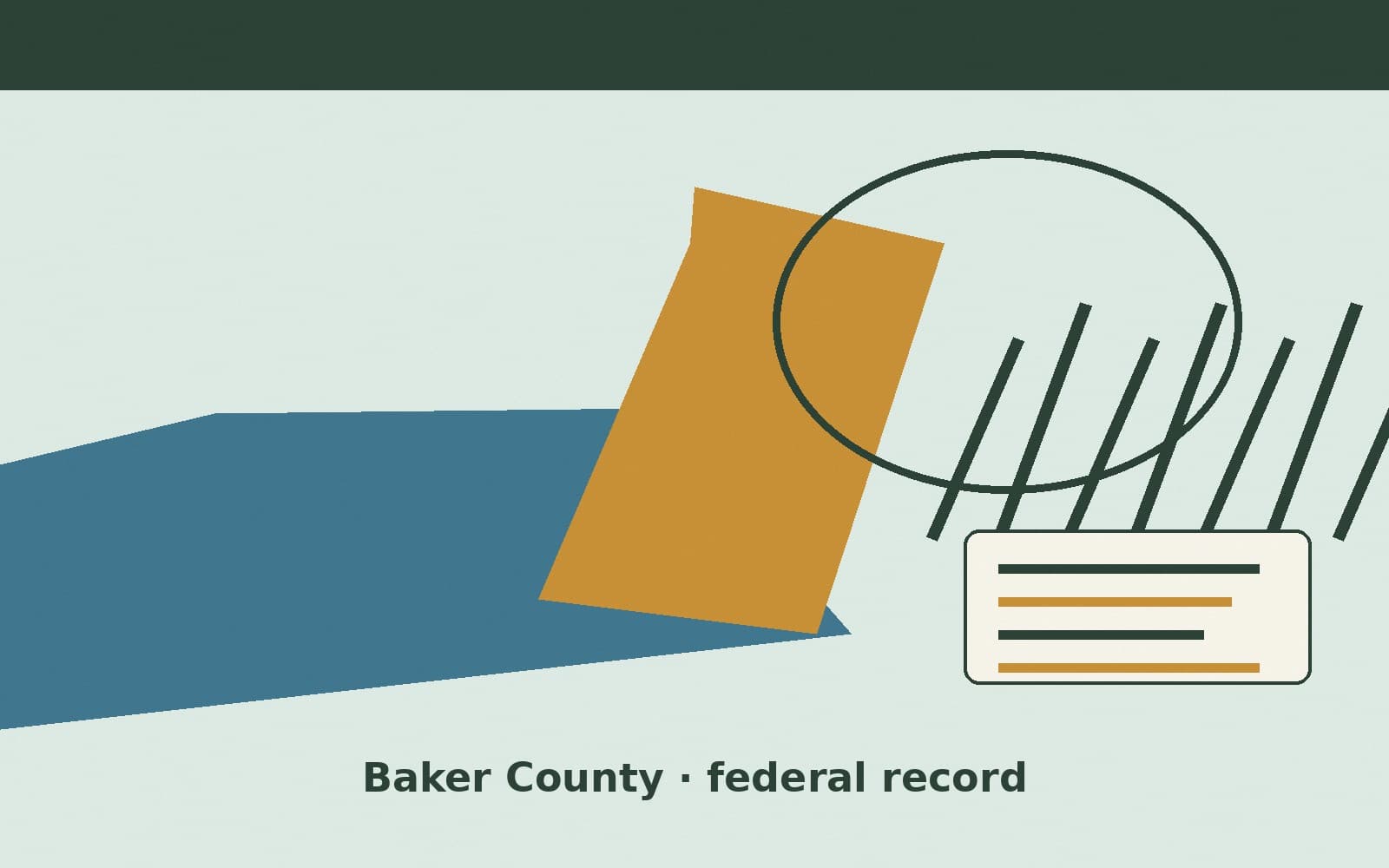 Public notice. Baker County, Oregon, has a federal award on the public books. On September 30, 2026, the Department of Agriculture recorded a delivery order of $328,214.70. The off