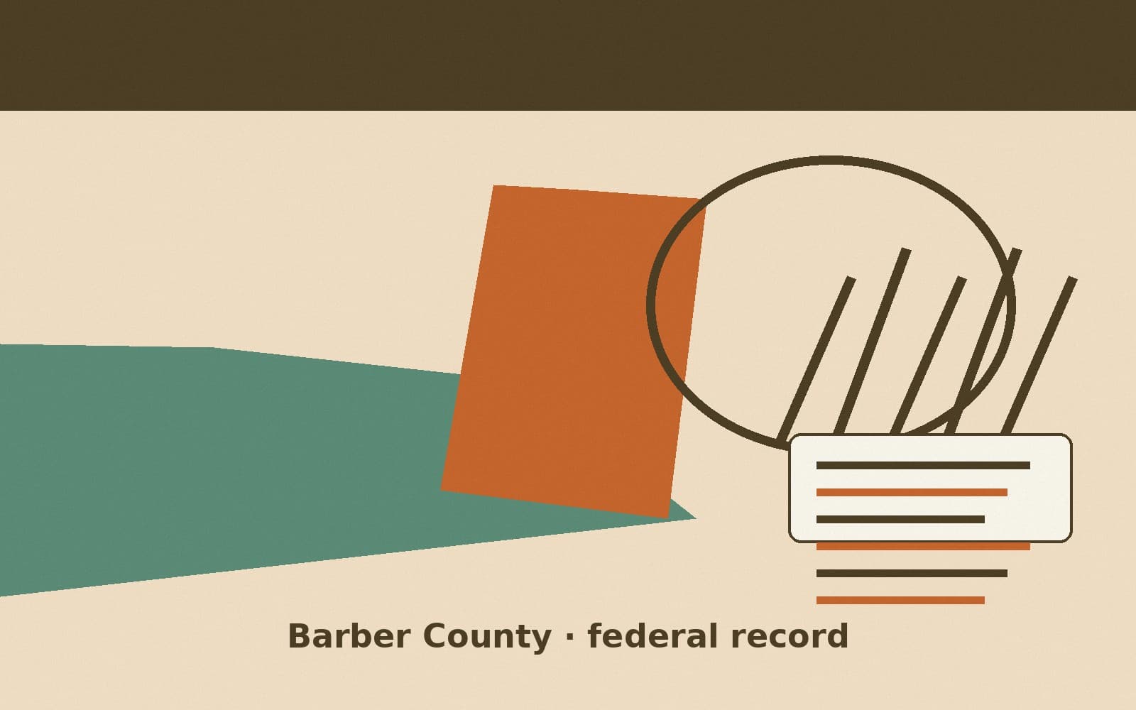 Public notice. Barber County, Kansas, has a federal award on the public books. On August 24, 2026, the Consumer Product Safety Commission recorded a purchase order of $927. The off