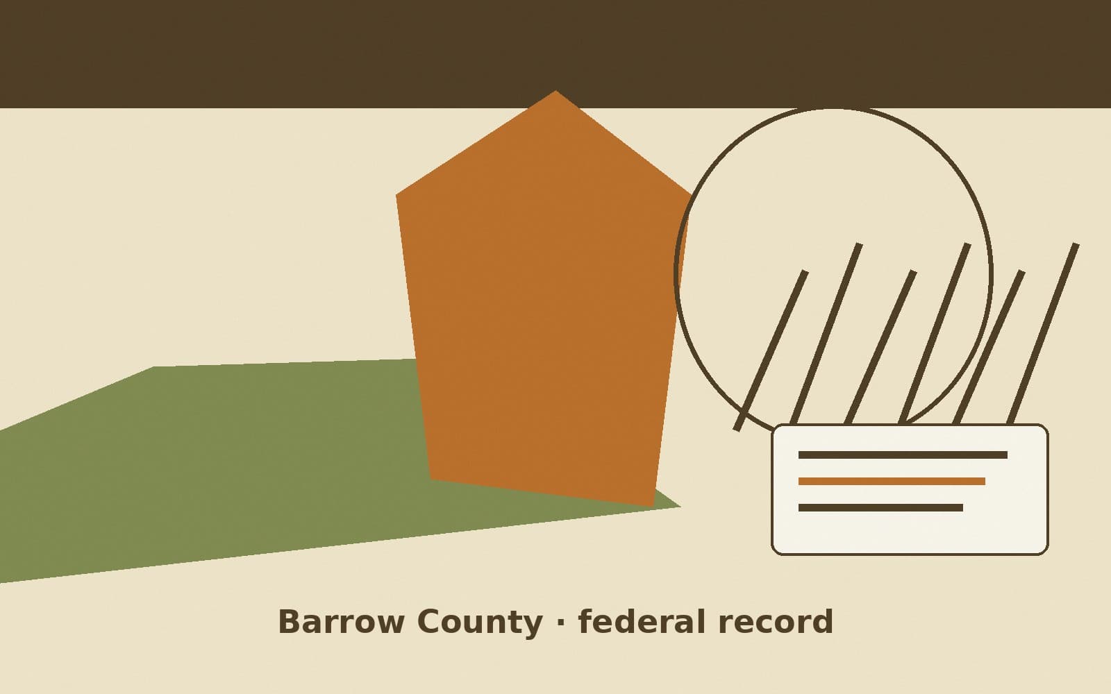 Public notice. Barrow County, Georgia, has a federal award on the public books. On September 16, 2026, the Department of Transportation recorded a formula grant of $1,720,000. The