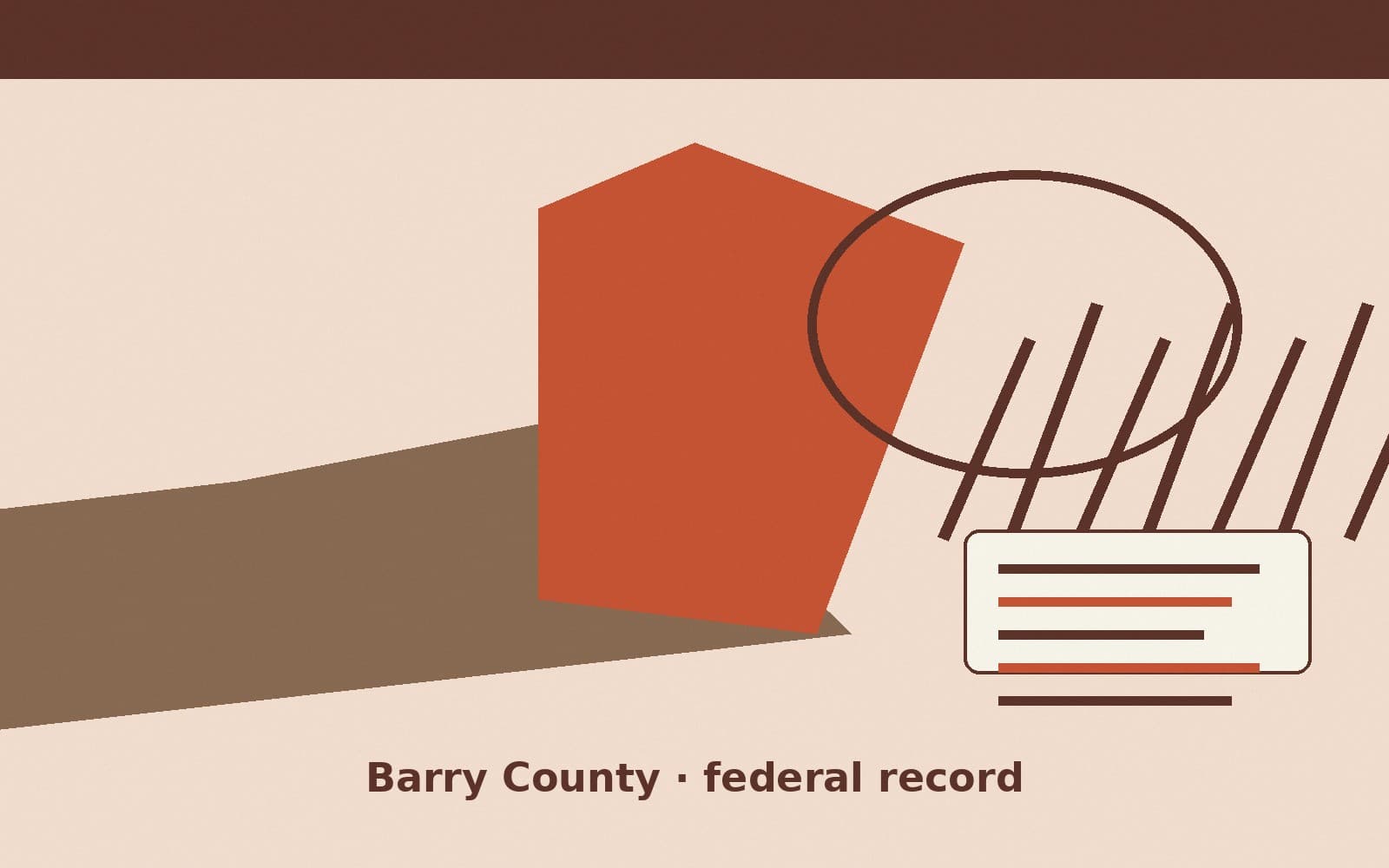 Public notice. Barry County, Missouri, has a federal award on the public books. On September 16, 2026, the Department of Agriculture recorded a purchase order of $56,508.39. The of