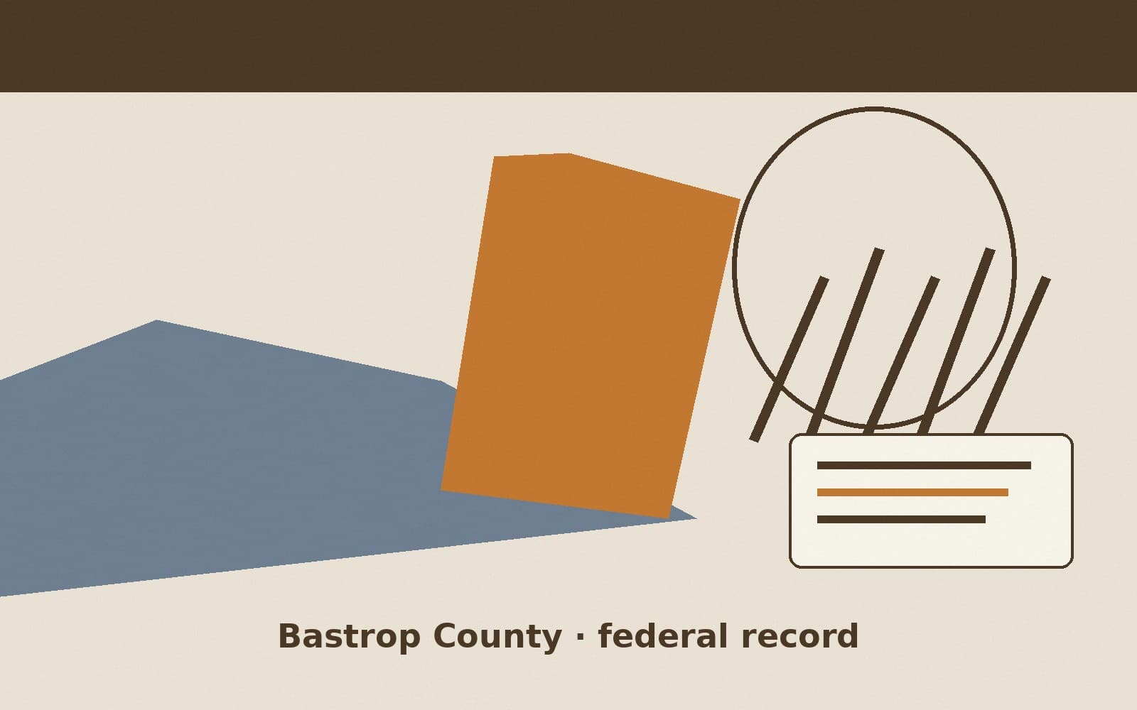 Public notice. Bastrop County, Texas, has a federal award on the public books. On September 24, 2026, the Department of Justice recorded a purchase order of $117,000. The office on