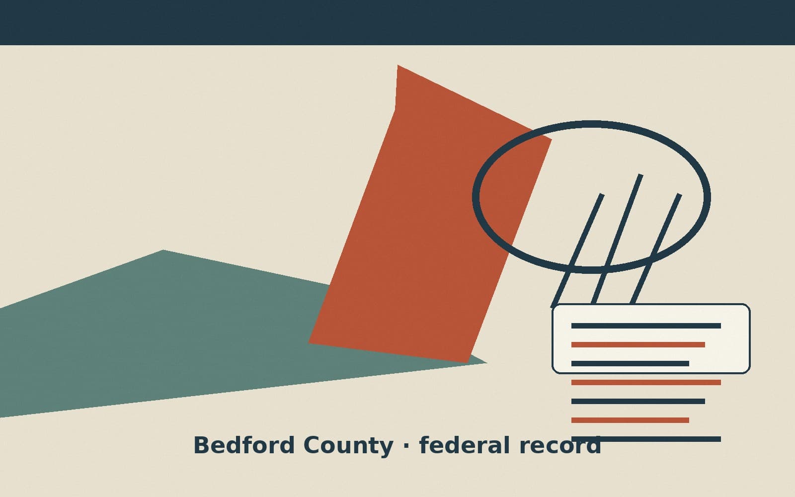 Public notice. Bedford County, Tennessee, has a federal award on the public books. On September 14, 2026, the Department of Transportation recorded a formula grant of $1,806,978.34