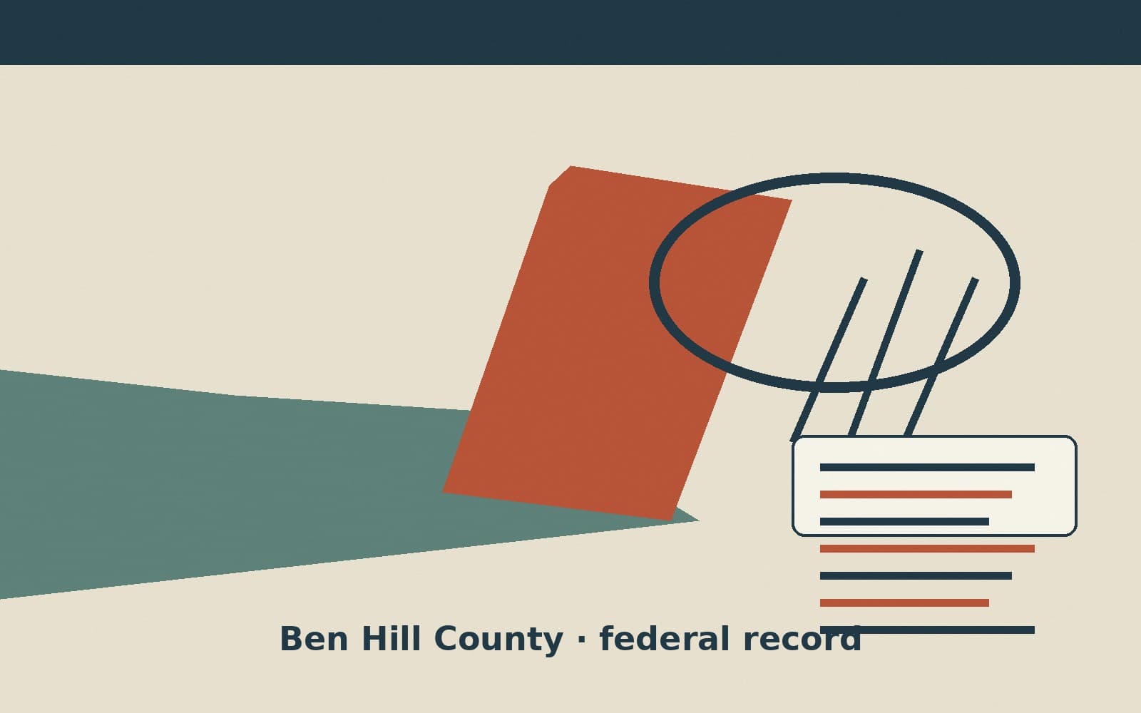 Public notice. Ben Hill County, Georgia, has a federal award on the public books. On September 23, 2026, the Department of Health and Human Services recorded a project grant of $1,