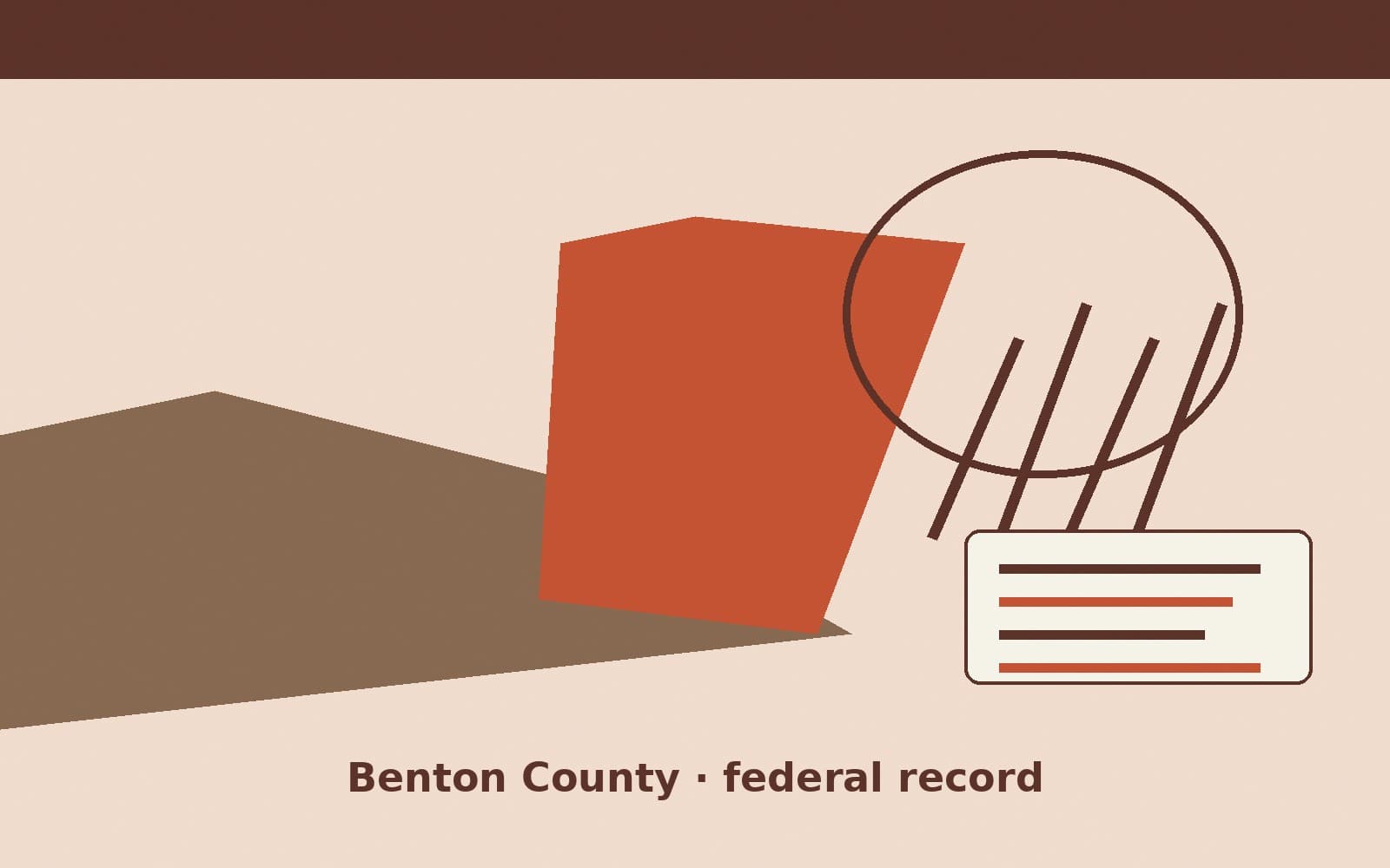 Public notice. Benton County, Oregon, has a federal award on the public books. On October 1, 2026, the Department of Agriculture recorded a purchase order of $18,300. The office on