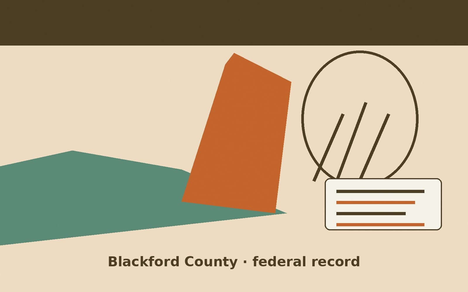 Public notice. Blackford County, Indiana, has a federal award on the public books. On September 15, 2026, the Department of Transportation recorded a formula grant of $1,848. The o
