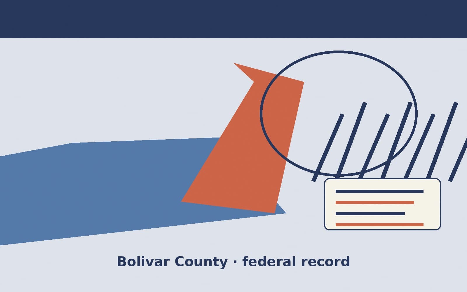 Public notice. Bolivar County, Mississippi, has a federal award on the public books. On October 1, 2026, the Department of Veterans Affairs recorded a delivery order of $596,374.99