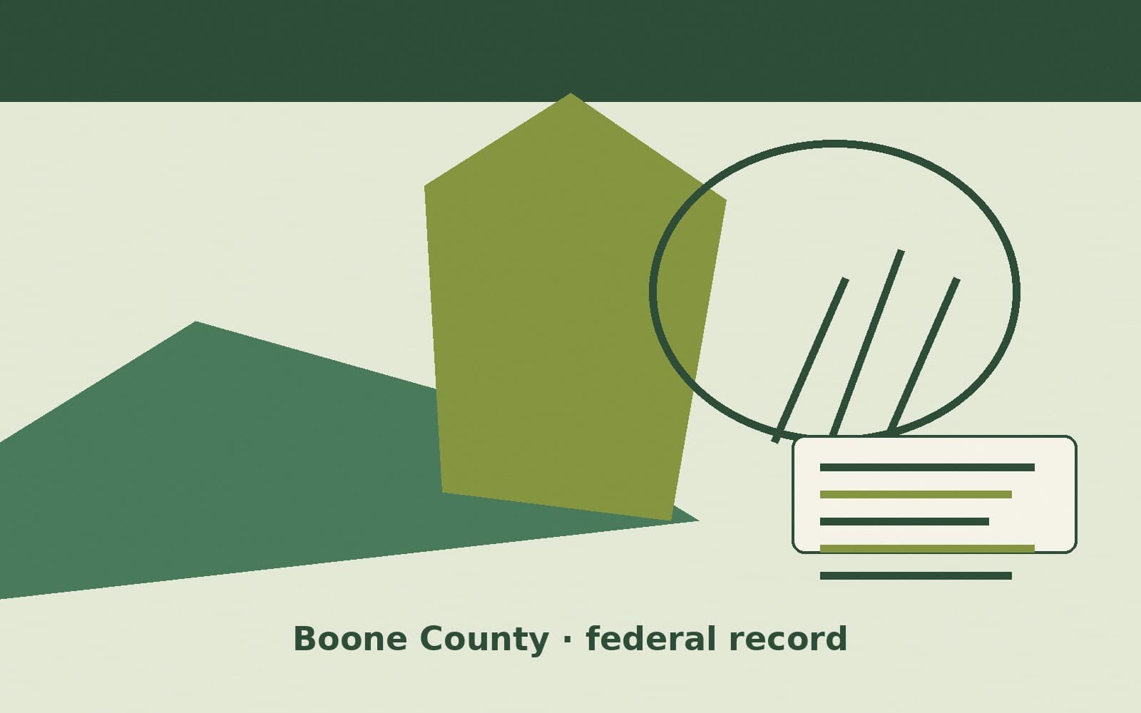 Public notice. Boone County, Illinois, has a federal award on the public books. On August 31, 2026, the Environmental Protection Agency recorded a delivery order of $79,662.83. The