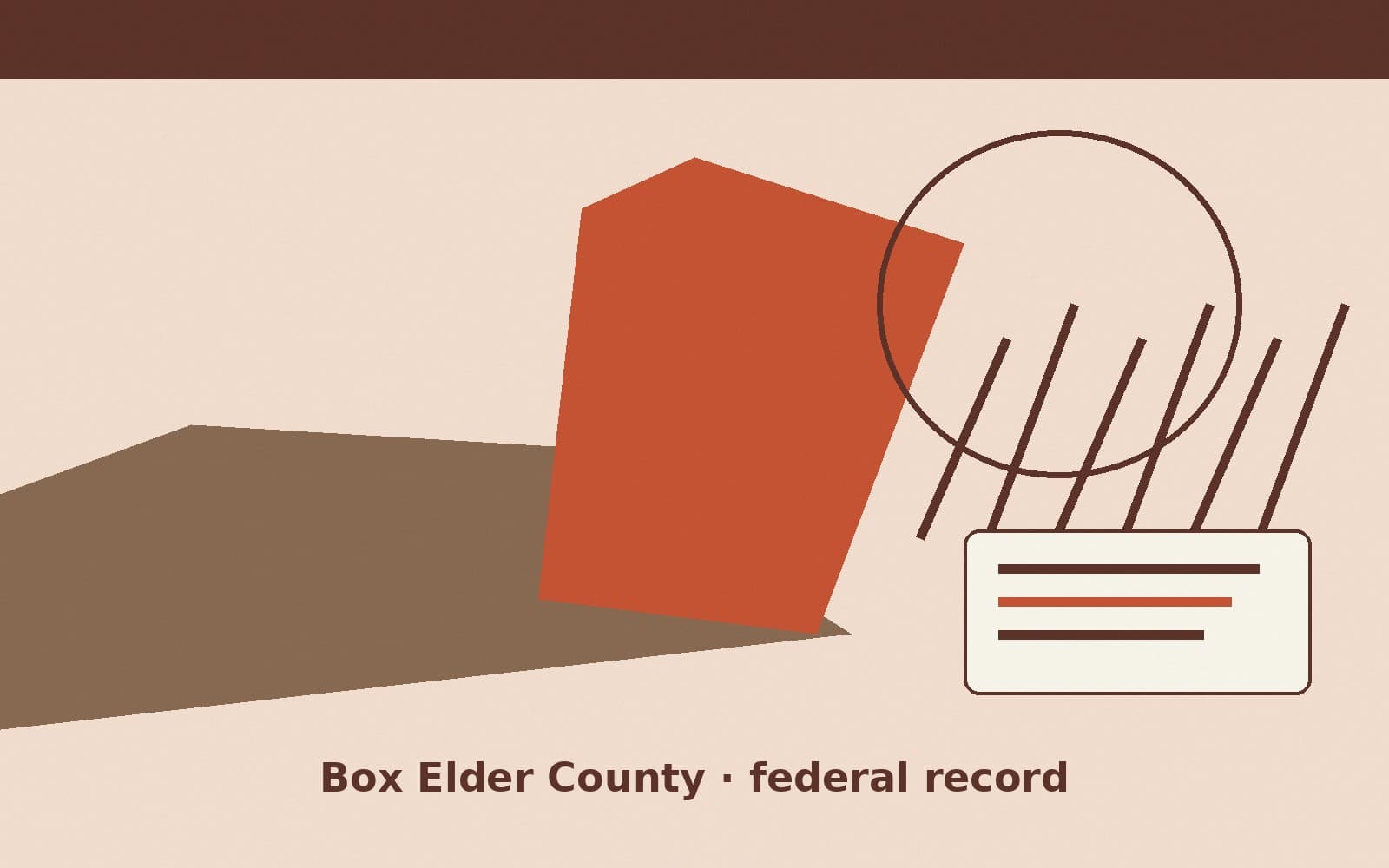Public notice. Box Elder County, Utah, has a federal award on the public books. On September 18, 2026, the Department of the Interior recorded a definitive contract of $2,634,340.